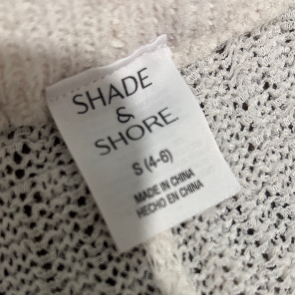 Cream Ribbed swim coverup Pants - Picture 4 of 5